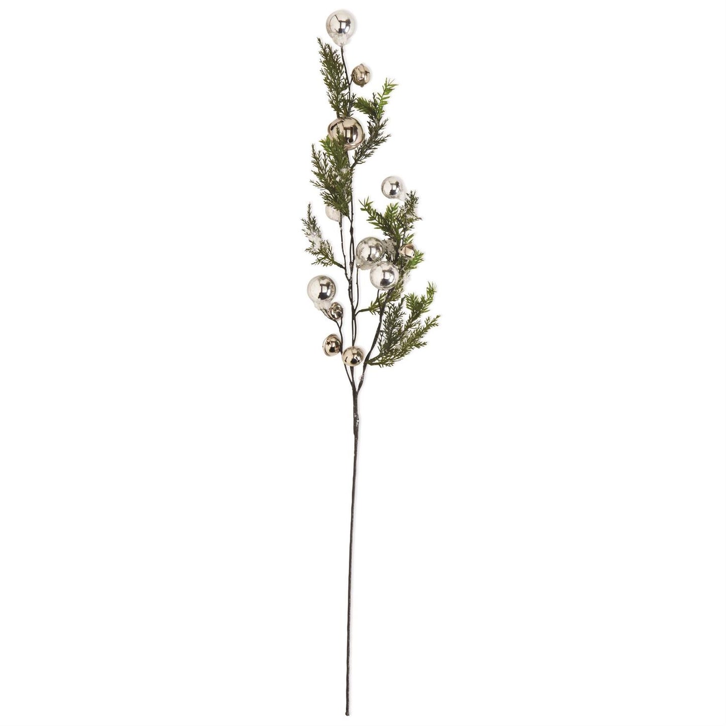 Snowy Pine Branch w/ Red Bells