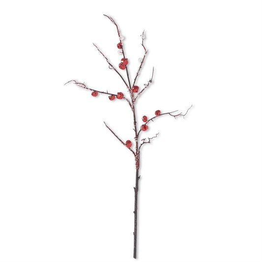 36 INCH ICY STEM W/RED BELLS