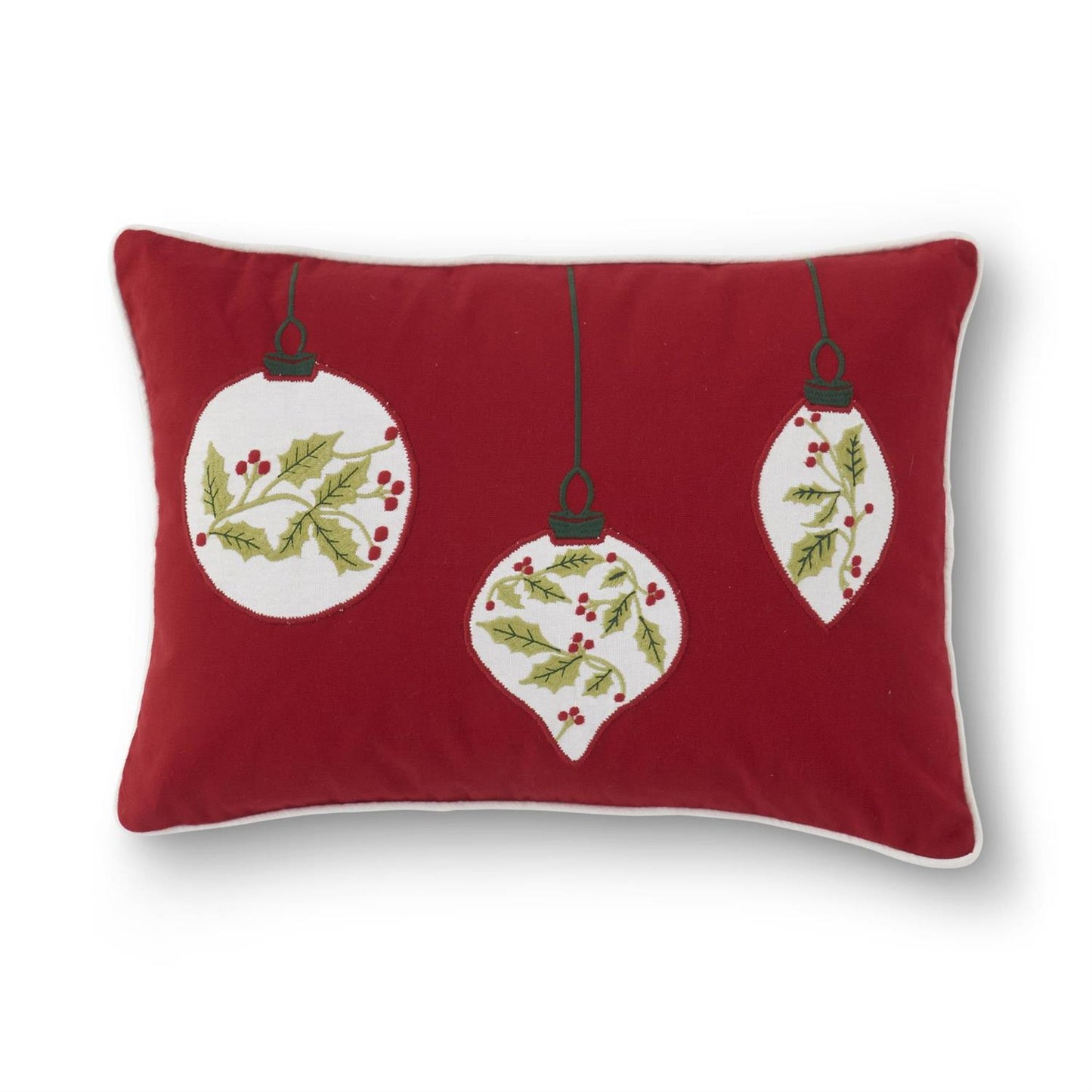 Pillow-Ornament on Red Pillow