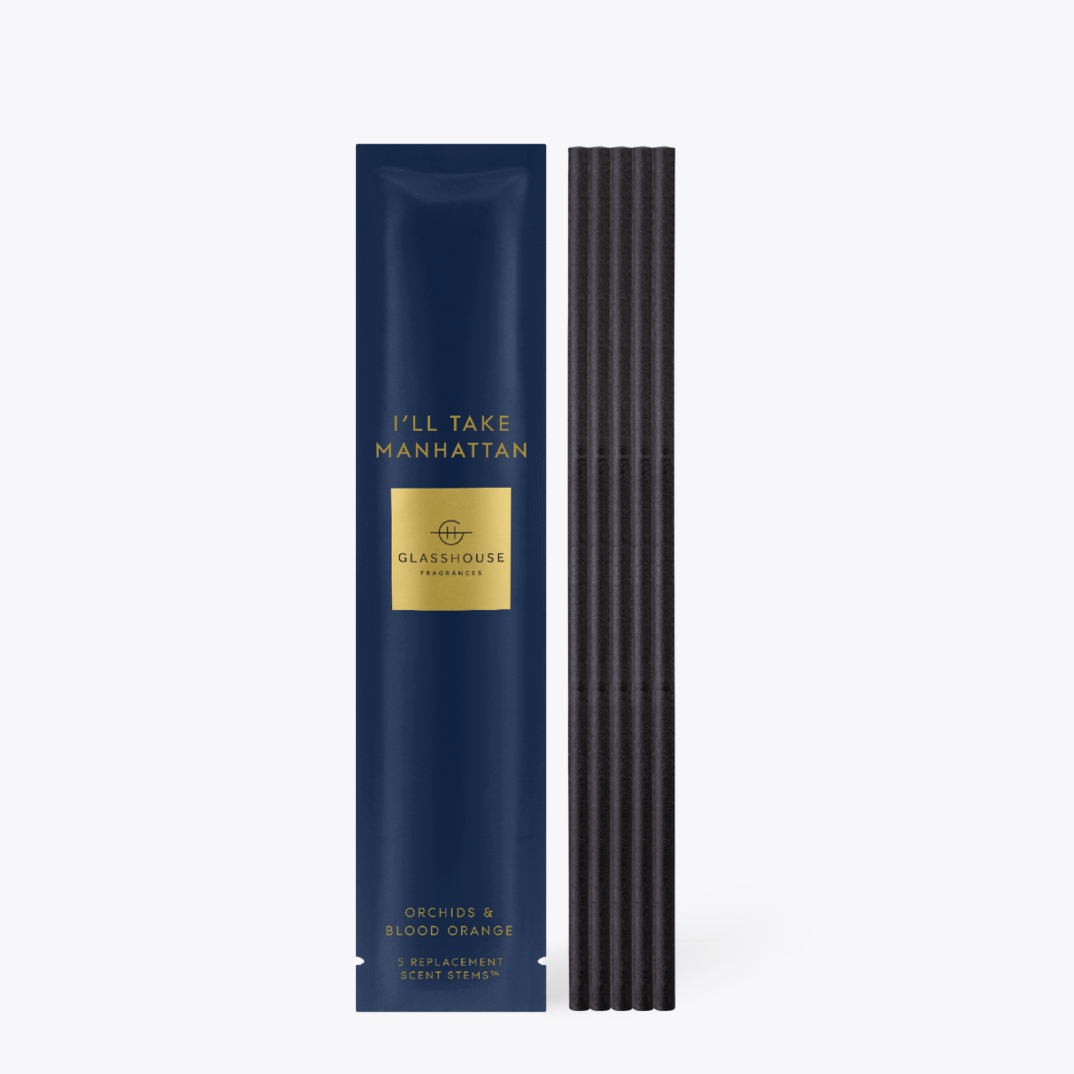 Replacement Scent Stems - I'll Take Manhattan - Glasshouse