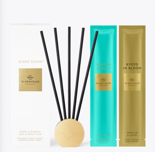 Scent Scene Duo - Amalfi & Kyoto - Glasshouse