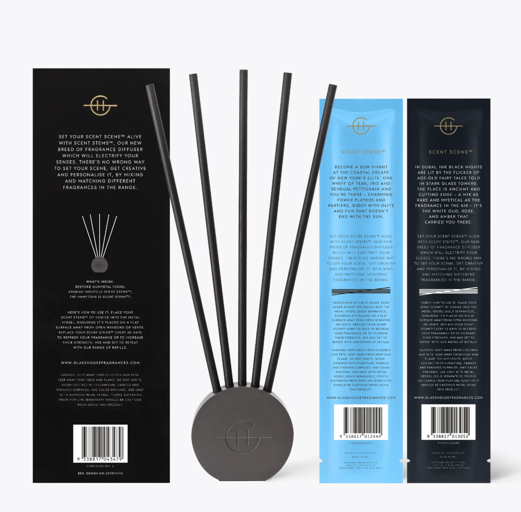 Scent Scene Duo - Hamptons & Arabian - Glasshouse