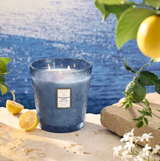 Mediterranean Lemon 3w Hearth Candle - Voluspa