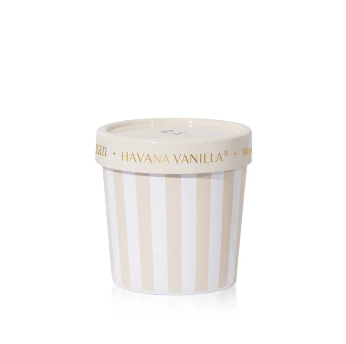 Havana Vanilla Artisan Caffe Capri Blue Gelato Cup - 6.5oz